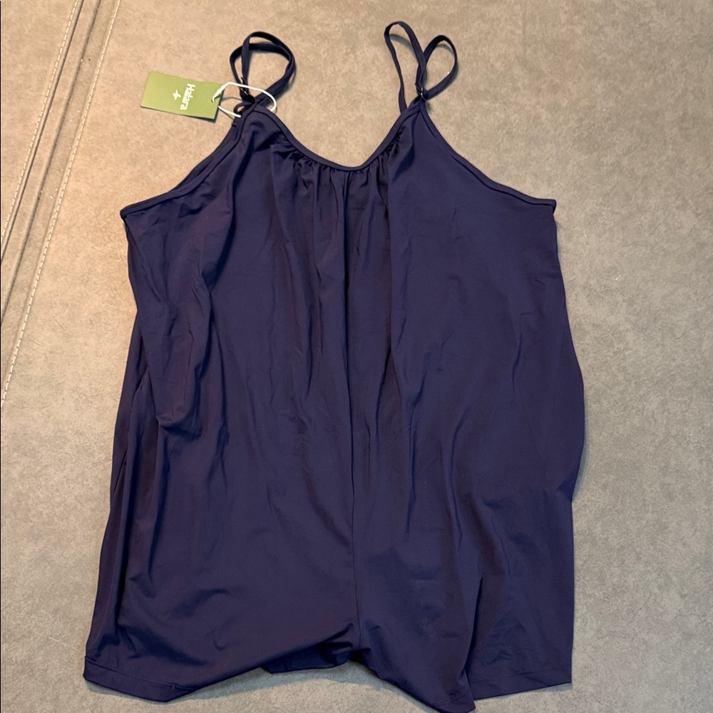 HALARA Navy Athletic Jumpsuit.